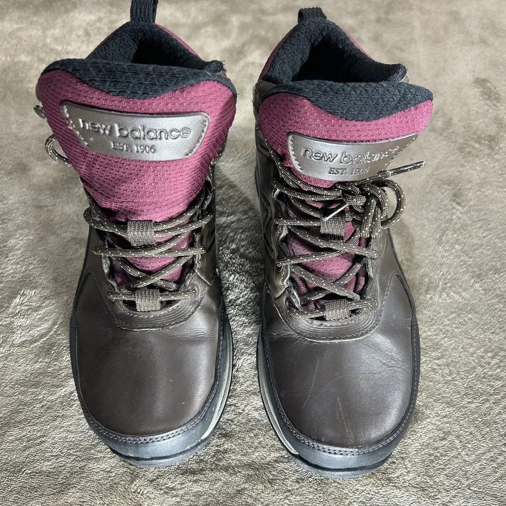 New Balance 1400 Waterproof Hiking Trail Boots Womens Size 6 B Brown WW1400DB